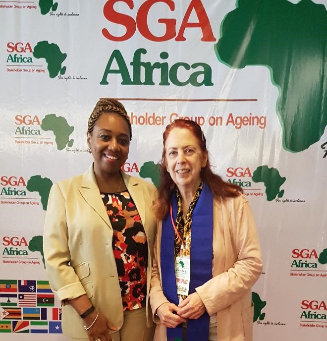 Dr Nwadinobi and Susan at SGA A